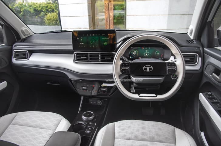 Tata Punch EV interior 